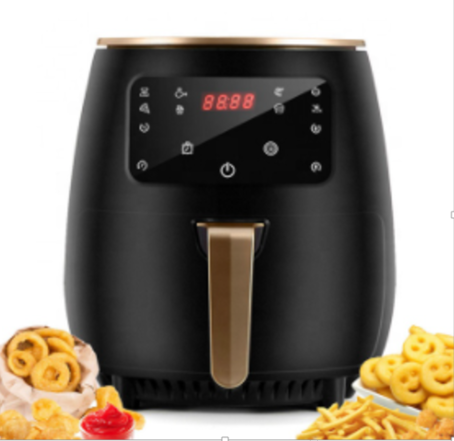 6L/6QT Hot Electric deep fryers commercial digital air fryer oven no oil cooker AirFryer