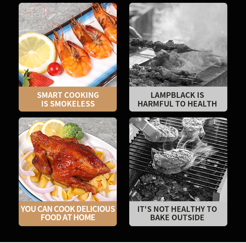 6L/6QT Hot Electric deep fryers commercial digital air fryer oven no oil cooker AirFryer