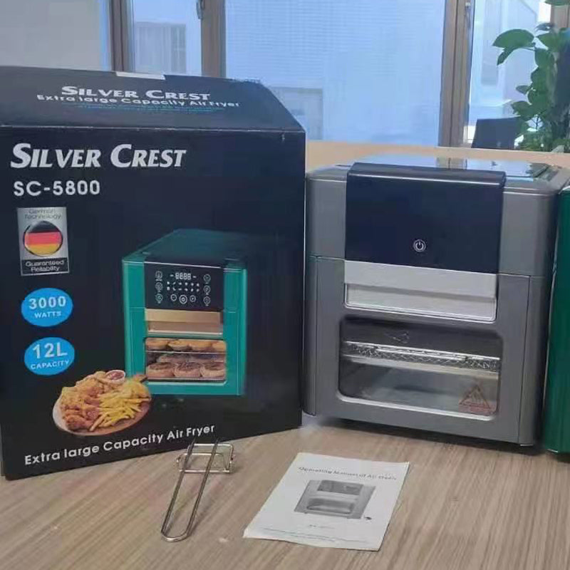 Smart 12L Air Fryer Oven Integrated Visual Multifunctional French Fries Machine Air Stove