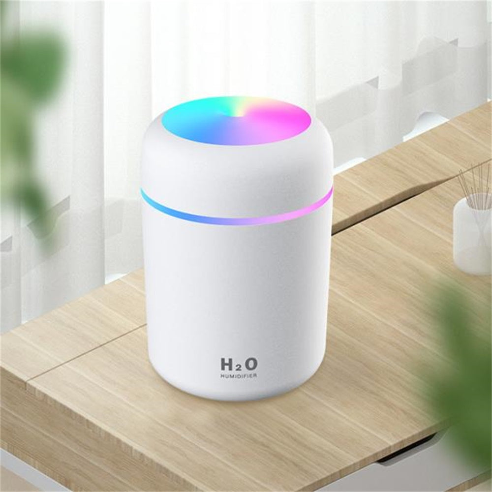 Best Home Desktop LED Night Light Color Changing Portable Mini USB Car Cup Cool Mist Air Humidifier